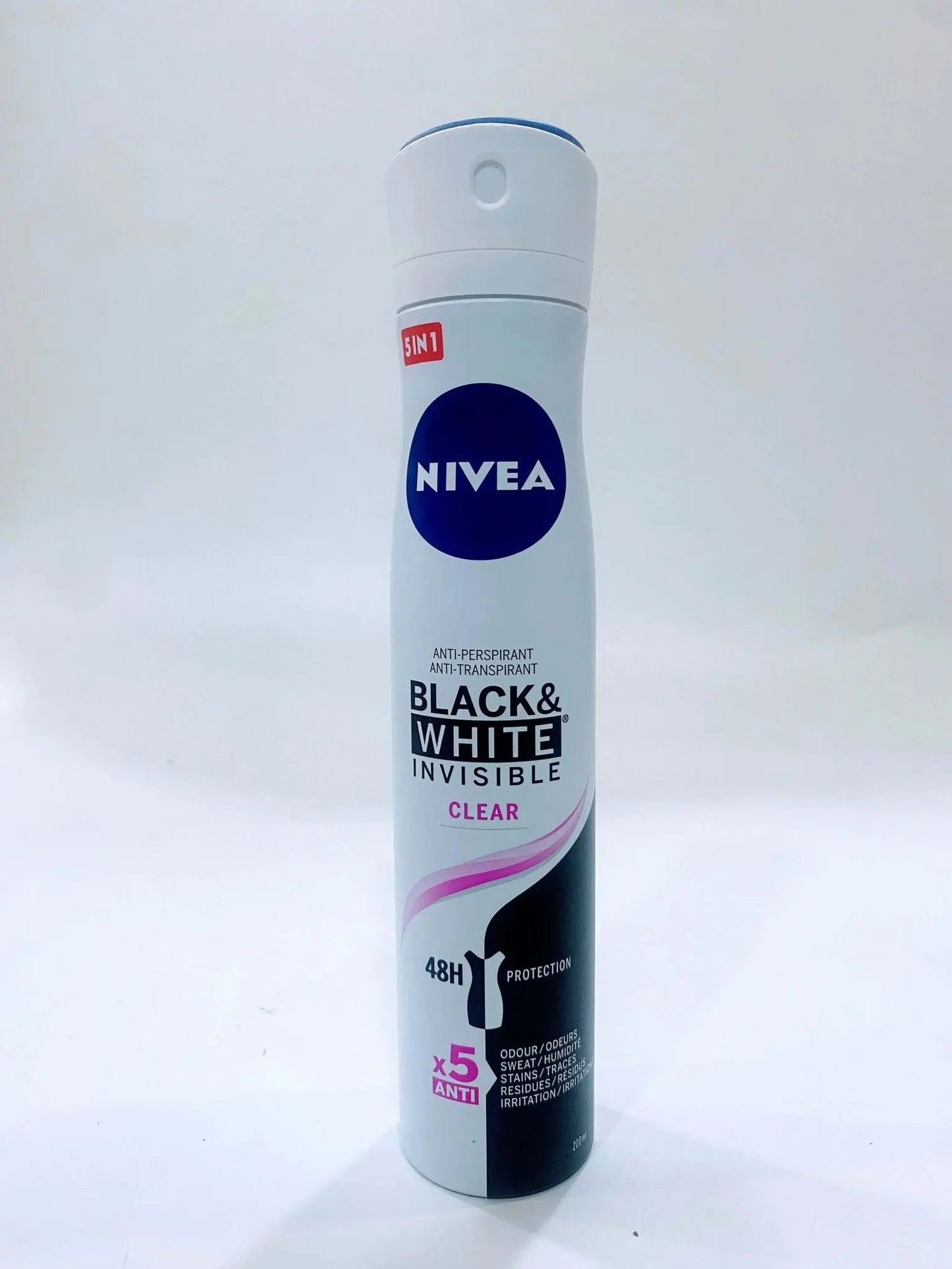 Nivea Black & White Invisible Clear Body Spray - La Mimz Beauty & Fashion Store