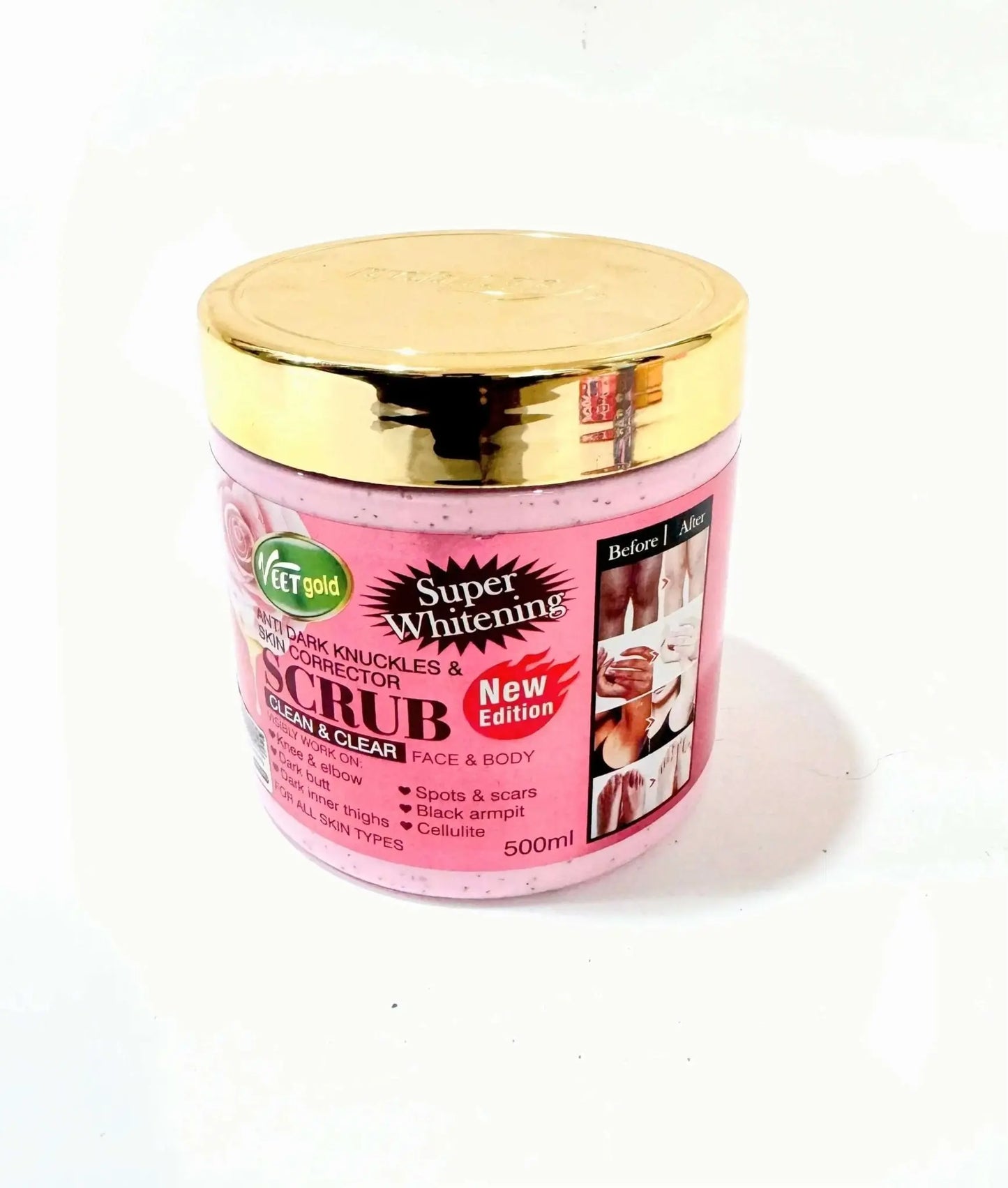 Veetgold Anti dark Knuckes and Skin Corrector Scrub - La Mimz Beauty & Fashion Store