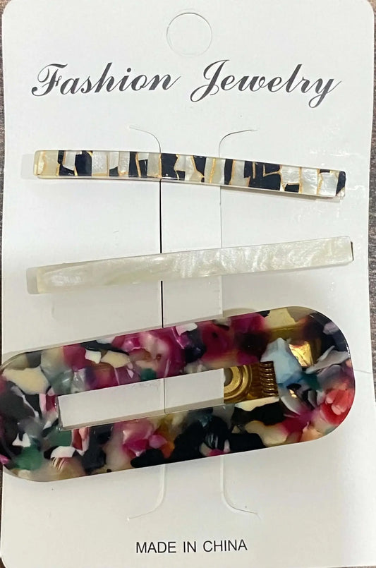 3 in 1 Hair Clips Set - La Mimz Beauty & Fashion Store