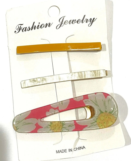 3 in 1 Hair Clips Set - La Mimz Beauty & Fashion Store
