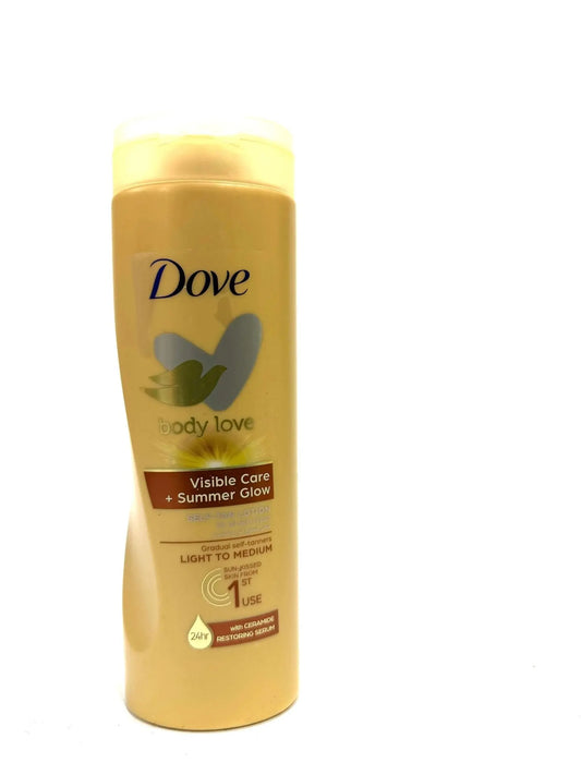 Dove Visible Care +Summer Glow Self - Tan Lotion - La Mimz Beauty & Fashion Store
