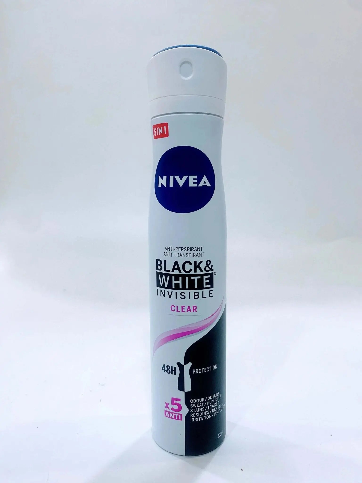 Nivea Black & White Invisible Clear Body Spray - La Mimz Beauty & Fashion Store