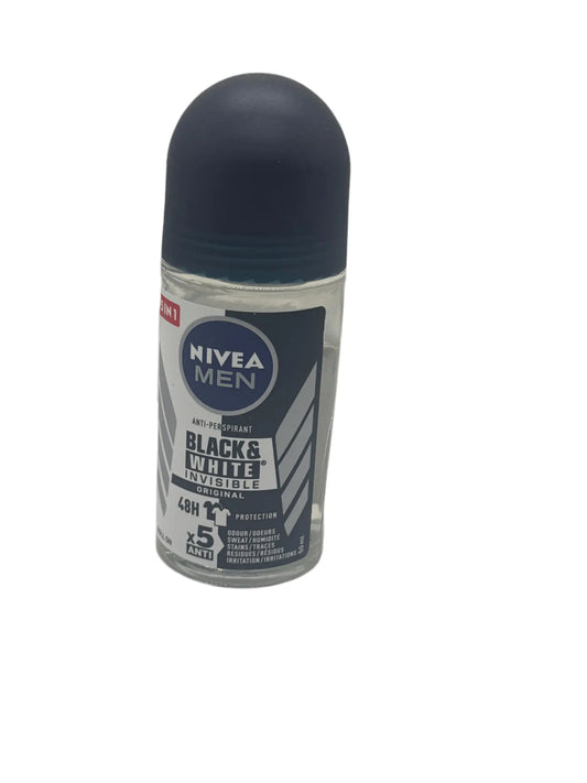 Nivea Black & White Invisible Original Roll On - La Mimz Beauty & Fashion Store