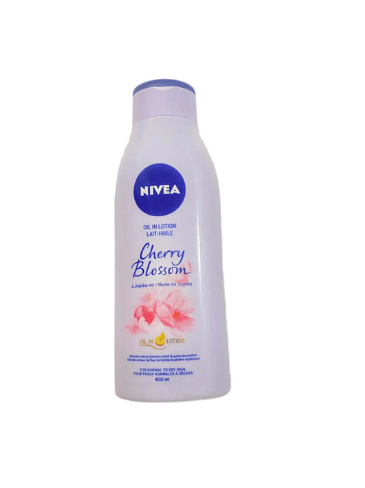 Nivea Oil in Lotion - Cherry Blossom and Jojoba Oil - La Mimz Beauty & Fashion Store