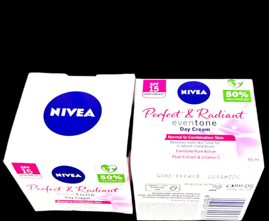 Nivea Perfect & Radiant Even Tone Day Cream - La Mimz Beauty & Fashion Store