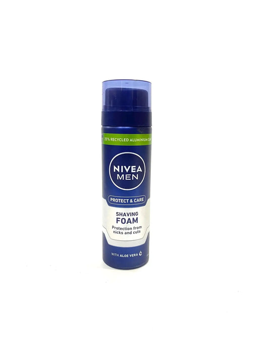 Nivea Protect & Care Shaving Foam with Aloe Vera - La Mimz Beauty & Fashion Store