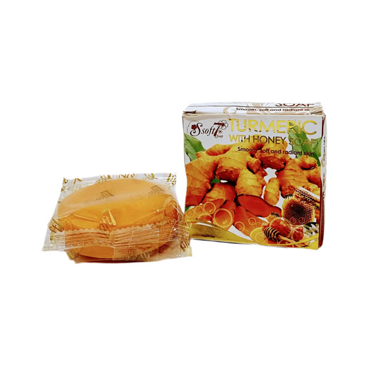 Soft7 Tumeric with Honey Soap - La Mimz Beauty & Fashion Store