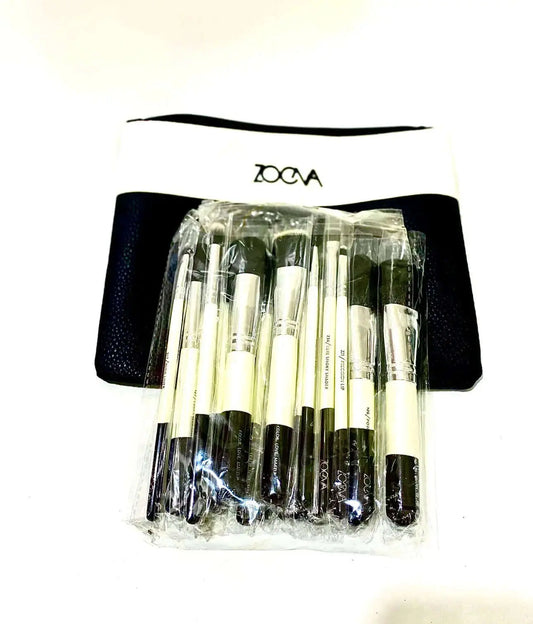Zoeva White &Black 18pcs Brush Set - La Mimz Beauty & Fashion Store