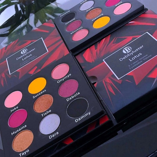 Debbyluster 9 in 1 Eyeshadow Palette - Lotus - La Mimz Beauty & Fashion Store